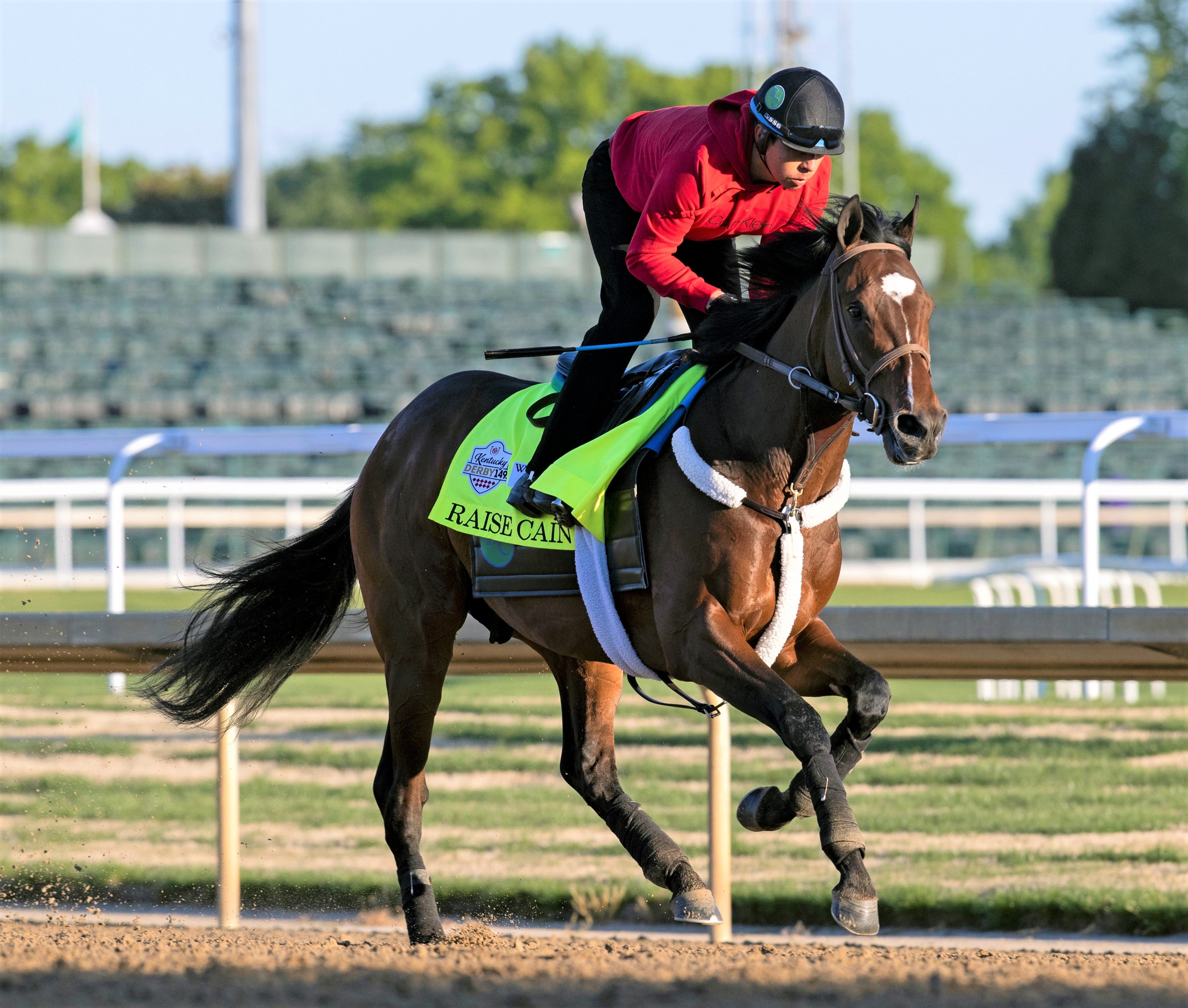 Belmont Stakes Colebrook will keep Raise Cain in Kentucky for Matt